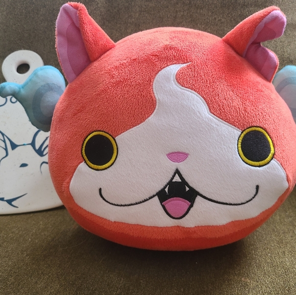 Toys Jibanyan Stuffed Round Plush Pillow Doll Youkai Yokai Yokai
